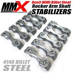 hemi rocker arm shaft stabilizers 4140 premium billet steel by mmx