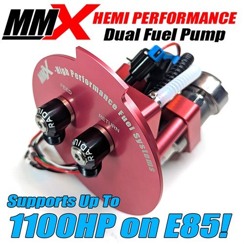 2020 2023 challenger charger 300c hemi performance dual fuel pump by mmx fuel pump
