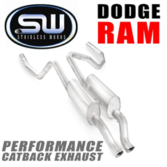 2009 2019 dodge ram catback exhaust by stainless works