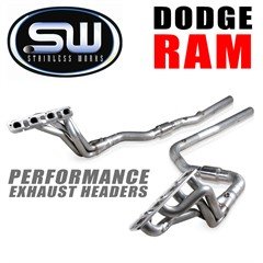 2009 2018 dodge ram exhaust headers by stainless works